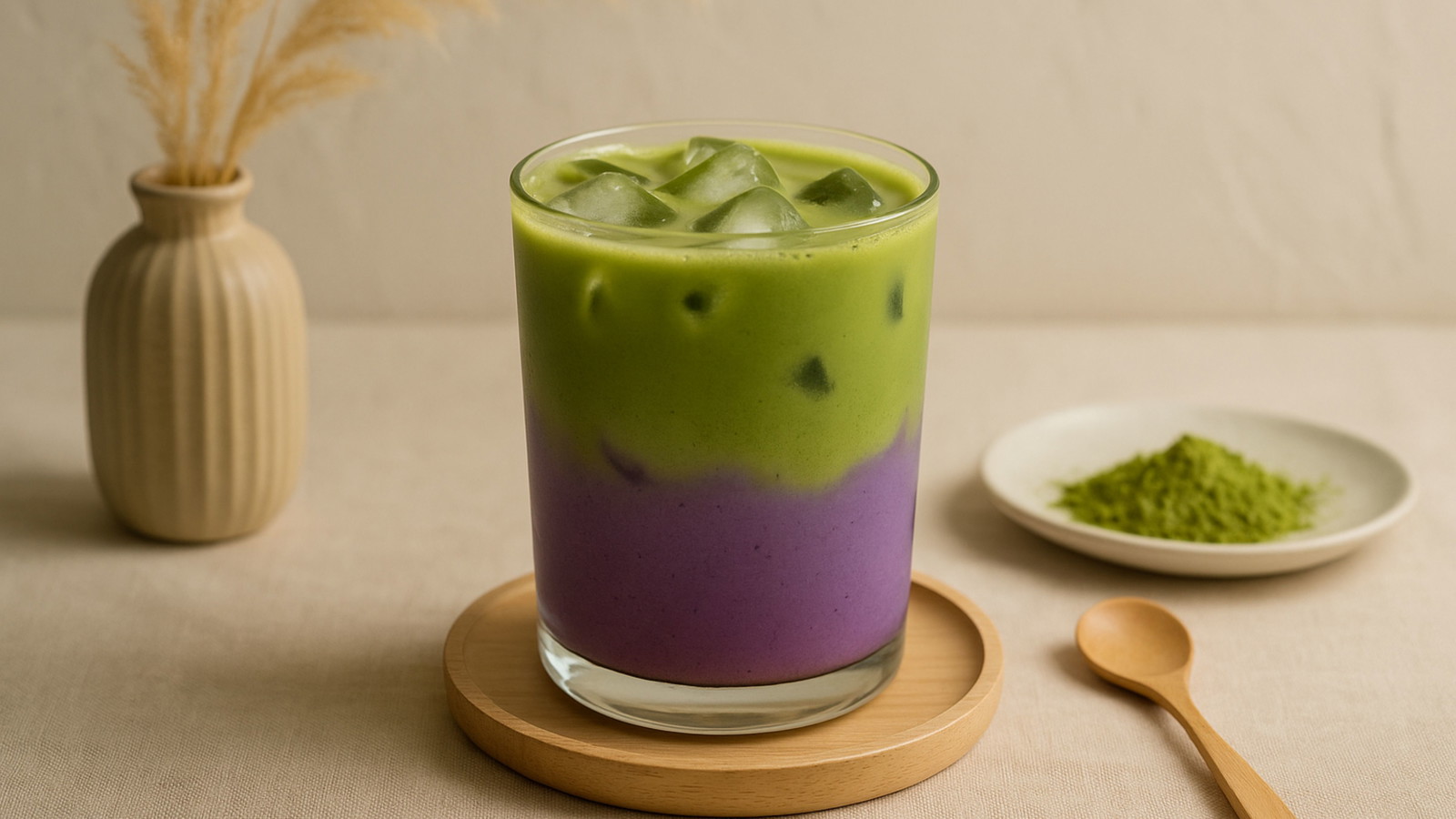 Image of Matcha Latte au Ube