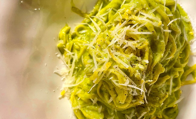 Image of Pasta with Crema Di Zucchine & Lemon Zest