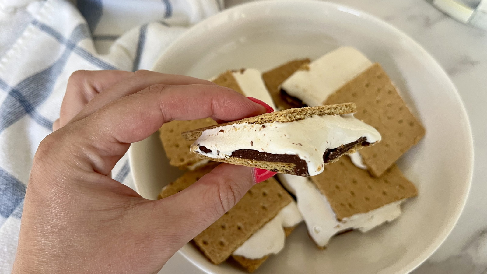 Image of Frozen S'mores Protein Treats