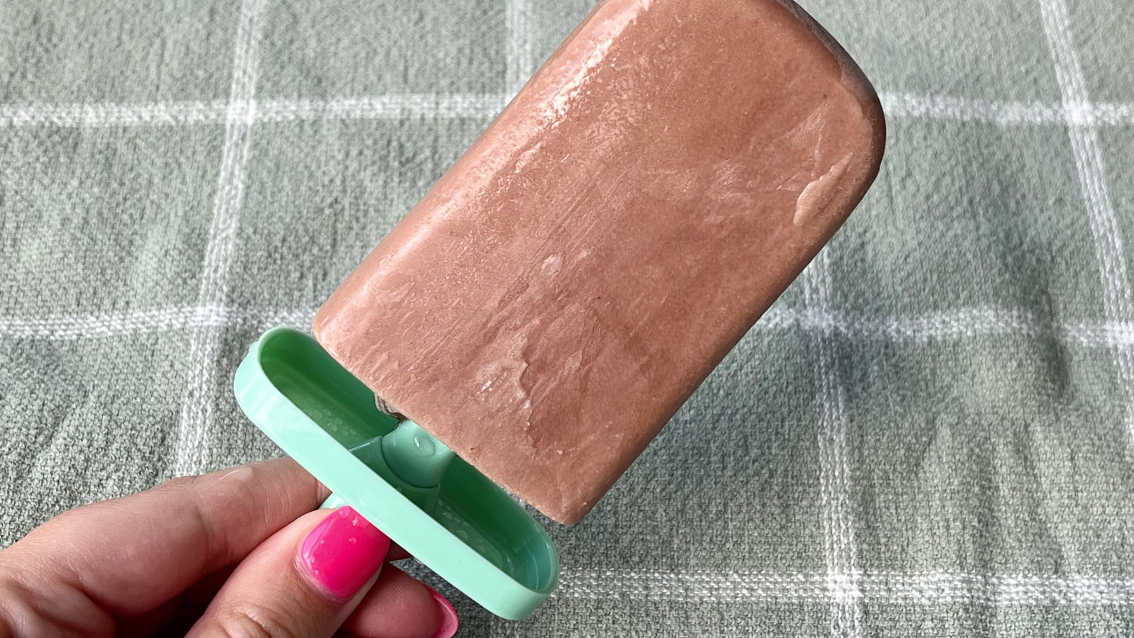 Image of Dairy-Free Chocolate Strawberry Popsicles