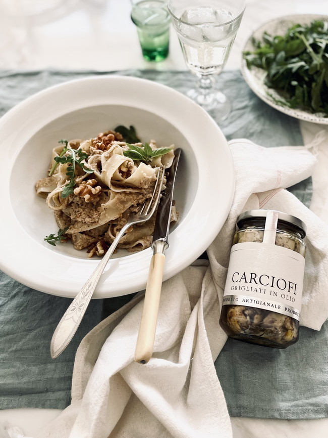 Image of PAPPARDELLE MED ARTISKOKCREME