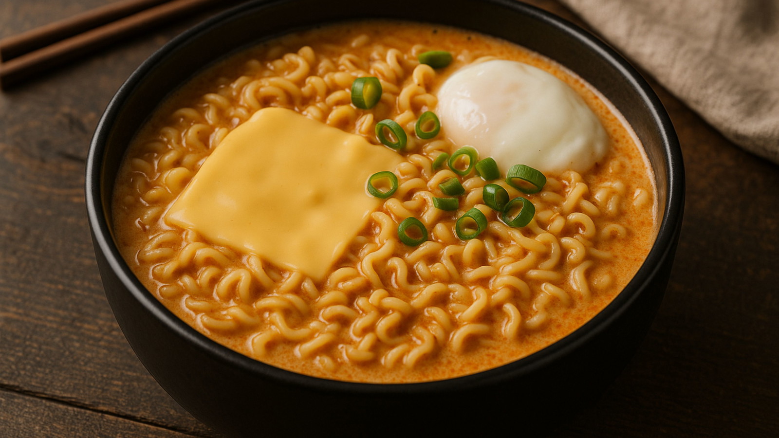 Image of Ramyeon crémeux à la coréenne
