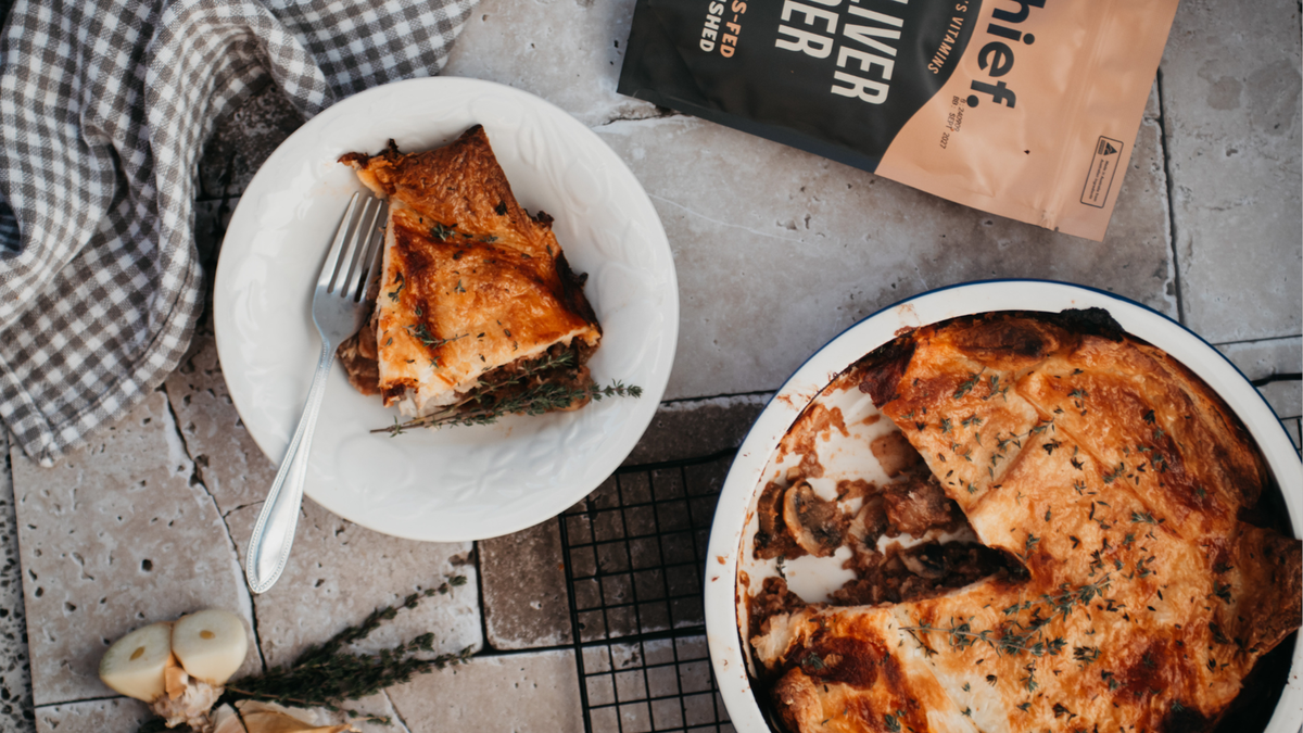 Gluten-free Steak & Liver Pie