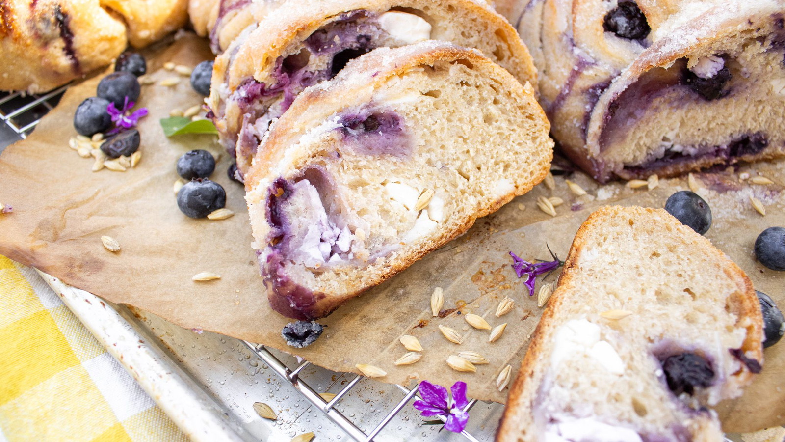 Image of Blueberry Cream Sourdough Twist