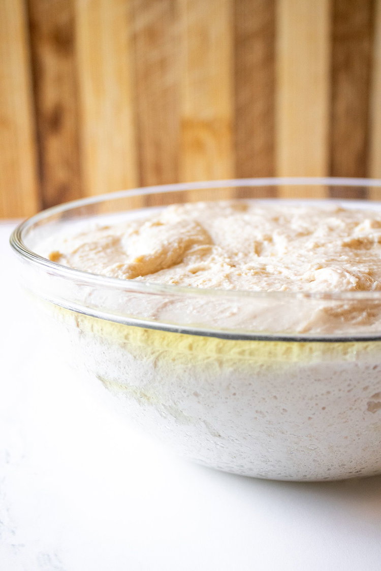 Image of Place in a oiled bowl and it proof at room...