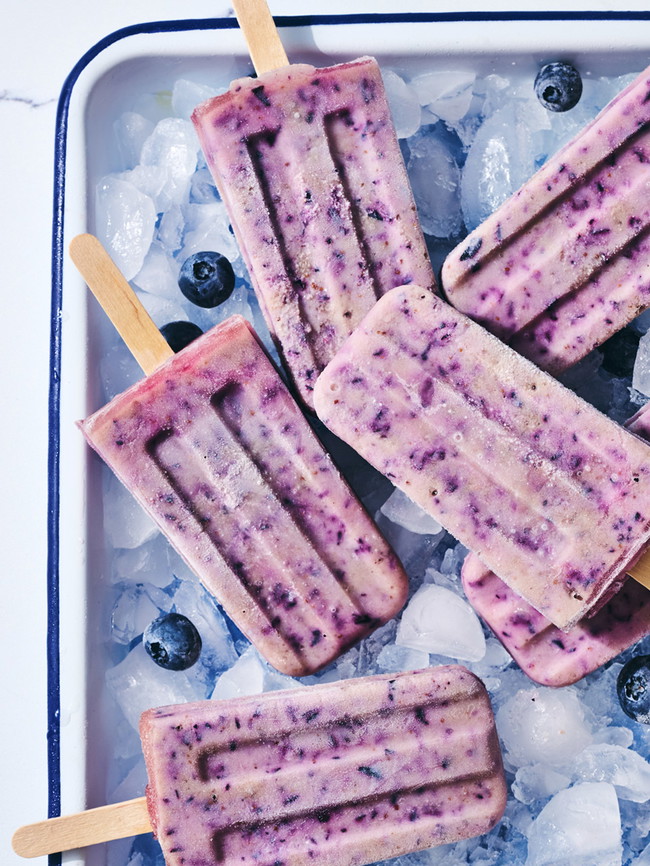 Image of 2-Ingredient Creamy Berry Popsicles