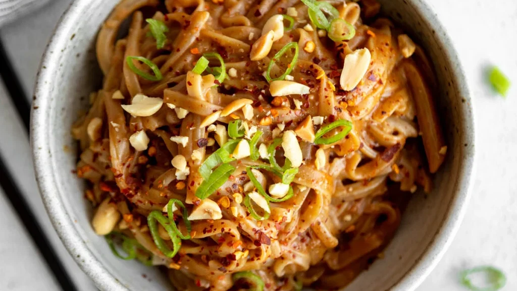 Image of Nam Prik Pao Tangy Peanut Noodles