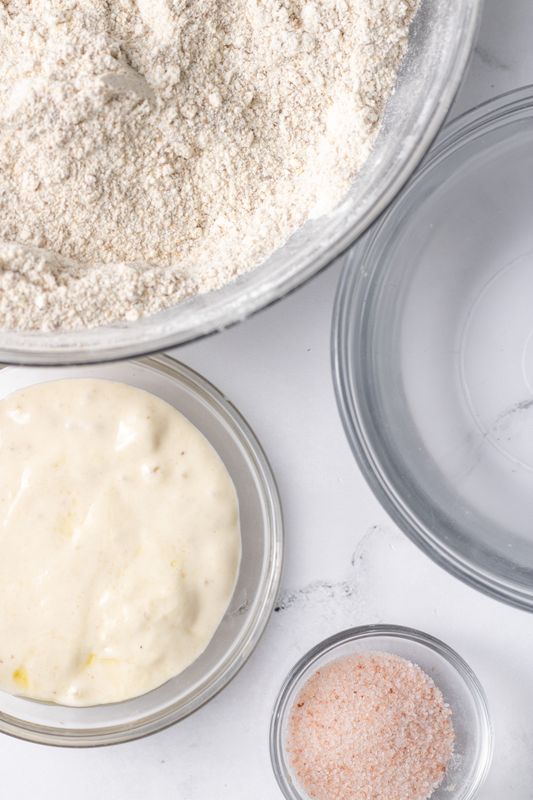 Image of NO KNEADING IS REQUIRED. MIX UNTIL COMBINED AND TURN INTO...