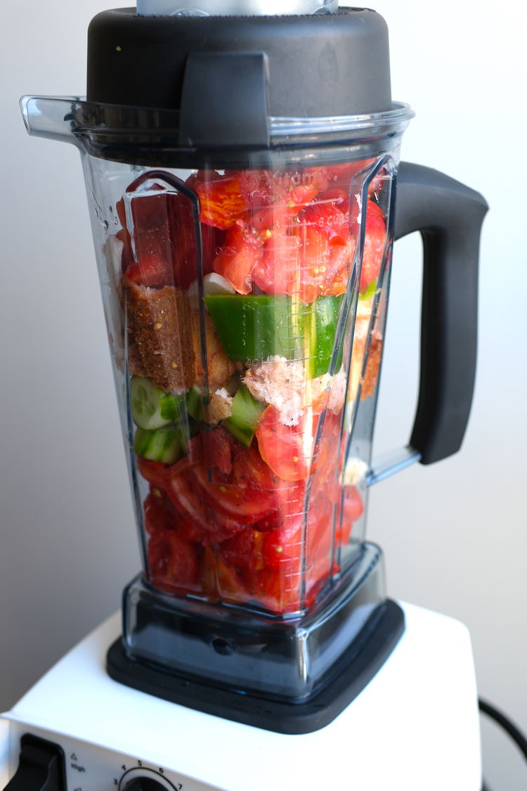 Image of Add all the ingredients (other than olive oil) to a...