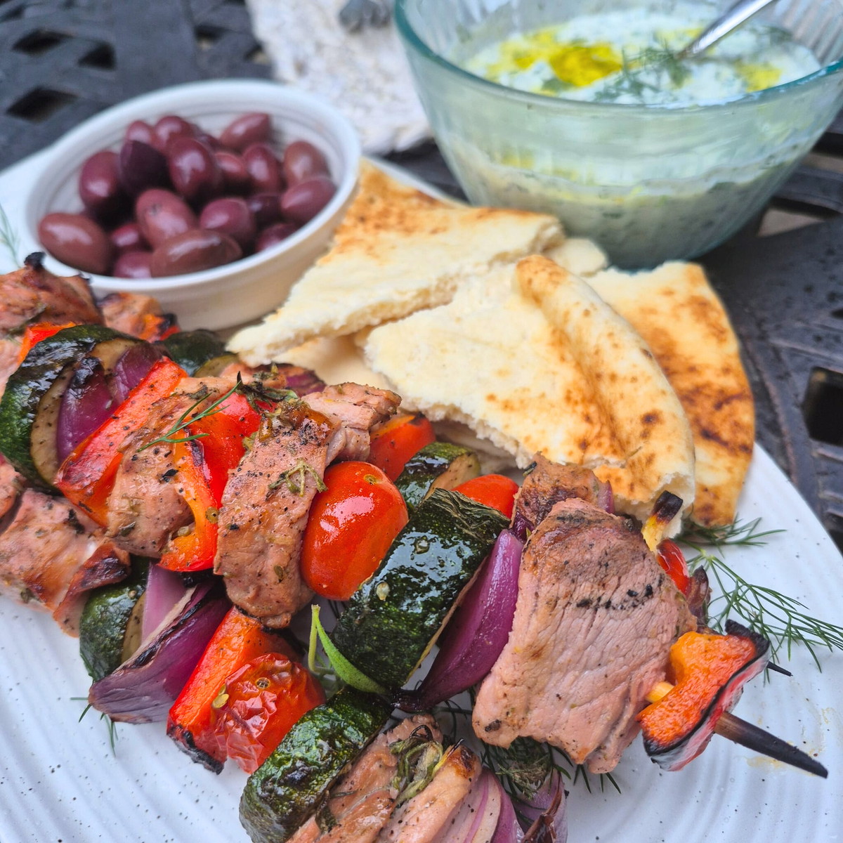Wild Board Tenderloin Greek Souvlaki 