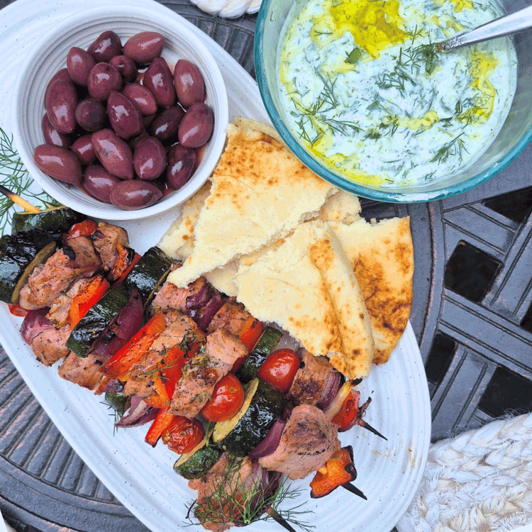 Image of Serve with olives, warm pitas and/or your choice of sides.