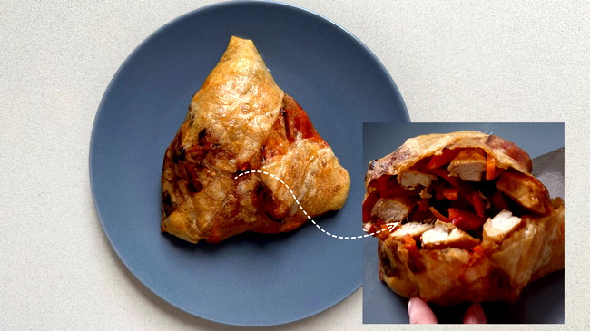 Image of Asiatische Reispapier Taschen mit Gemüsefüllung