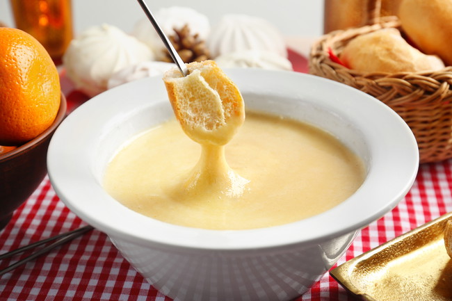 Image of Simple Swiss Cheese Fondue