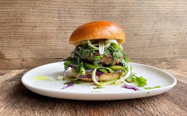 Mango and Lamb Burgers