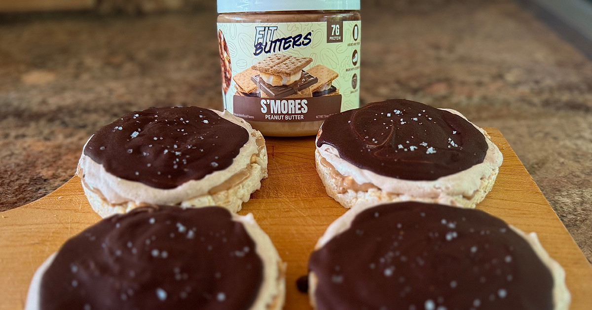 Protein S'mores Fit Butters Rice Cake
