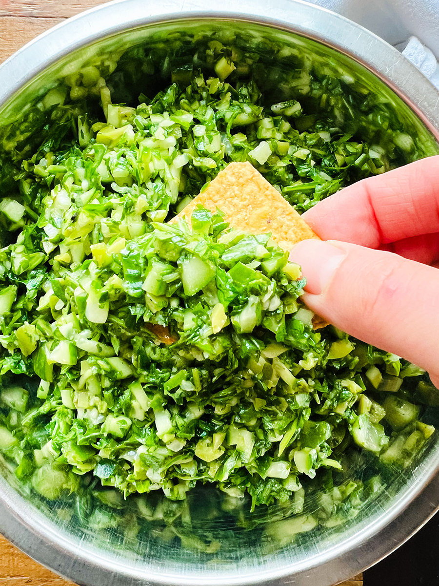 Confetti Greens