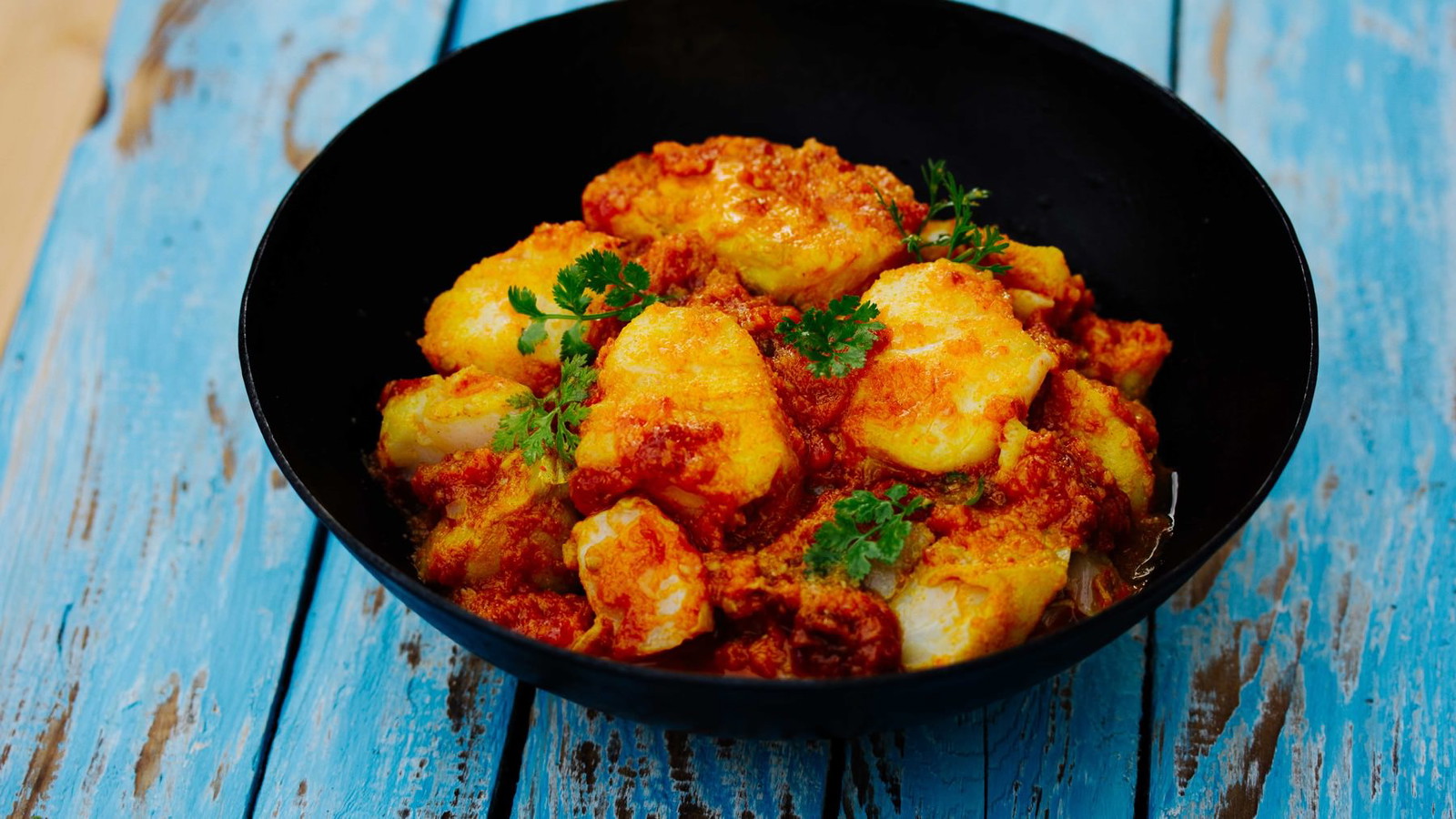 Image of Burmesisches Curry mit Fisch - Nga Sipyan