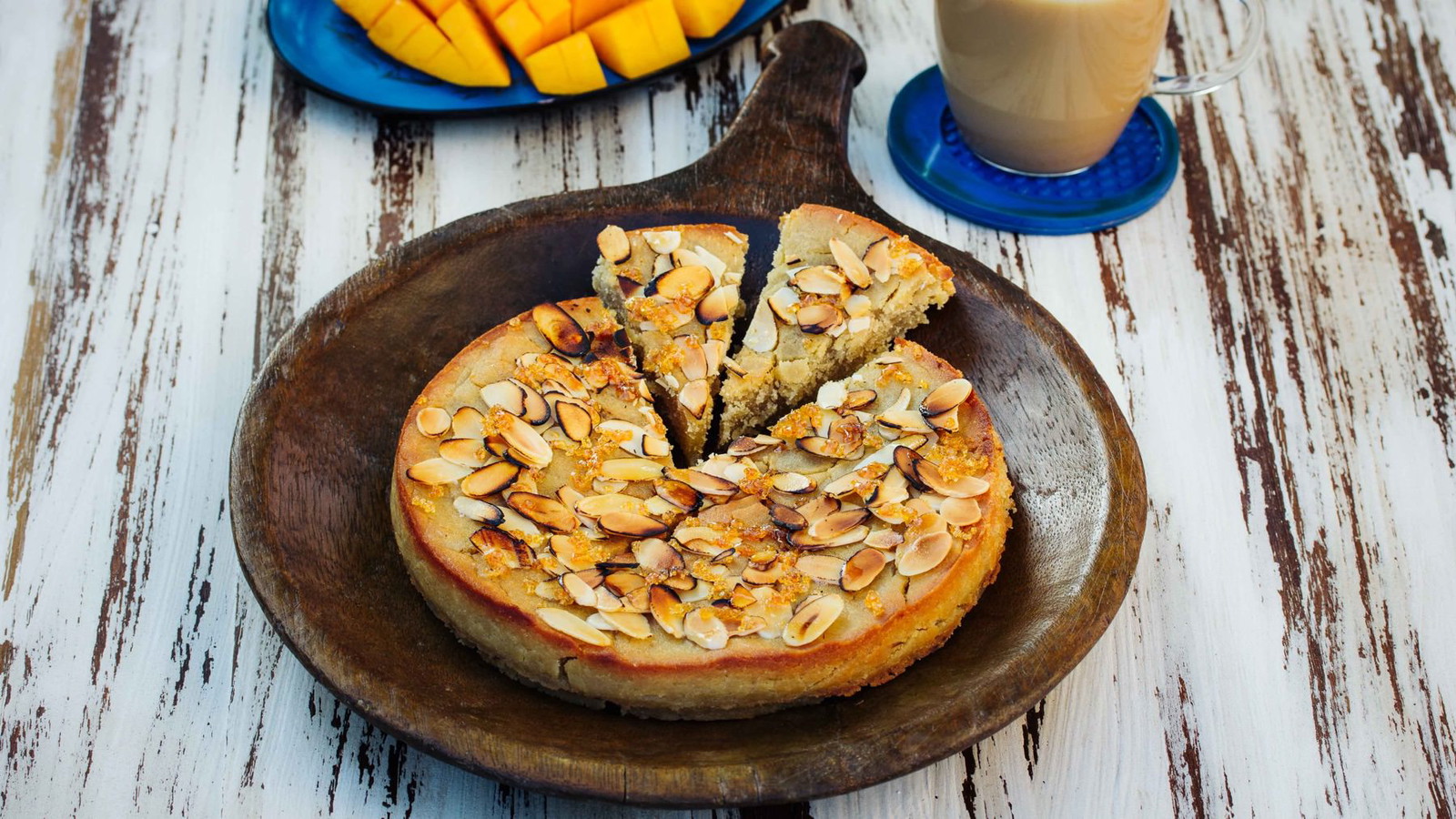 Image of Burmesischer Kuchen aus Weizengriess - Shwe Gyi Mont