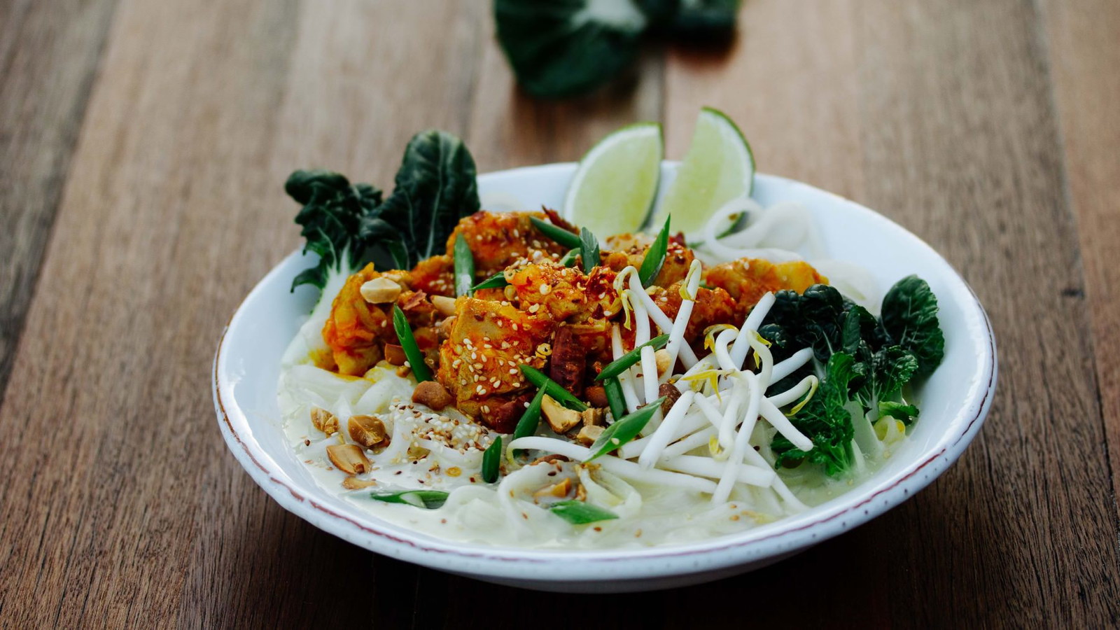 Image of Burmesische Nudelsuppe mit Shan Tofu