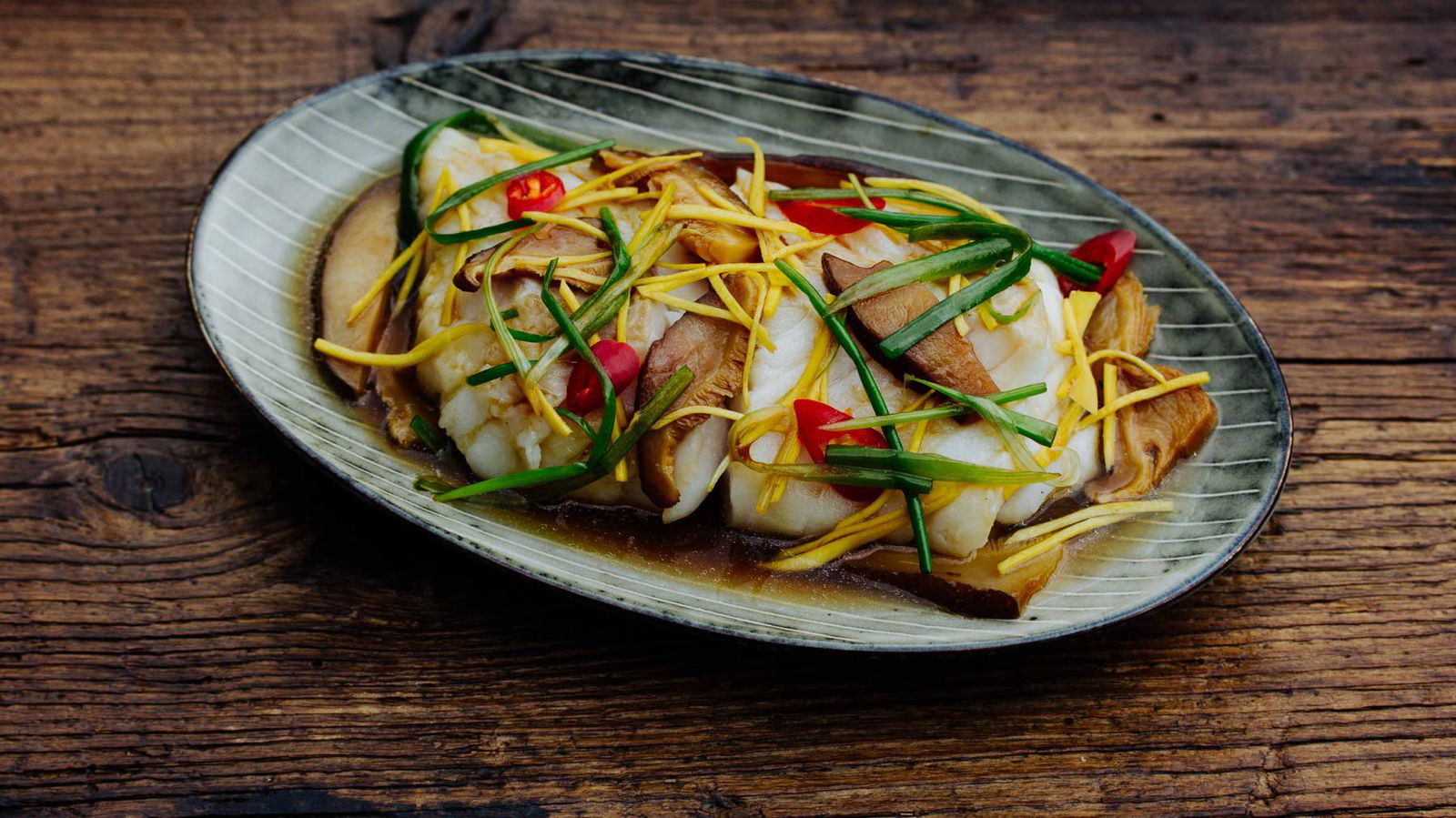 Gedämpfter Fisch aus Kanton Gedämpfter Fisch aus Kanton