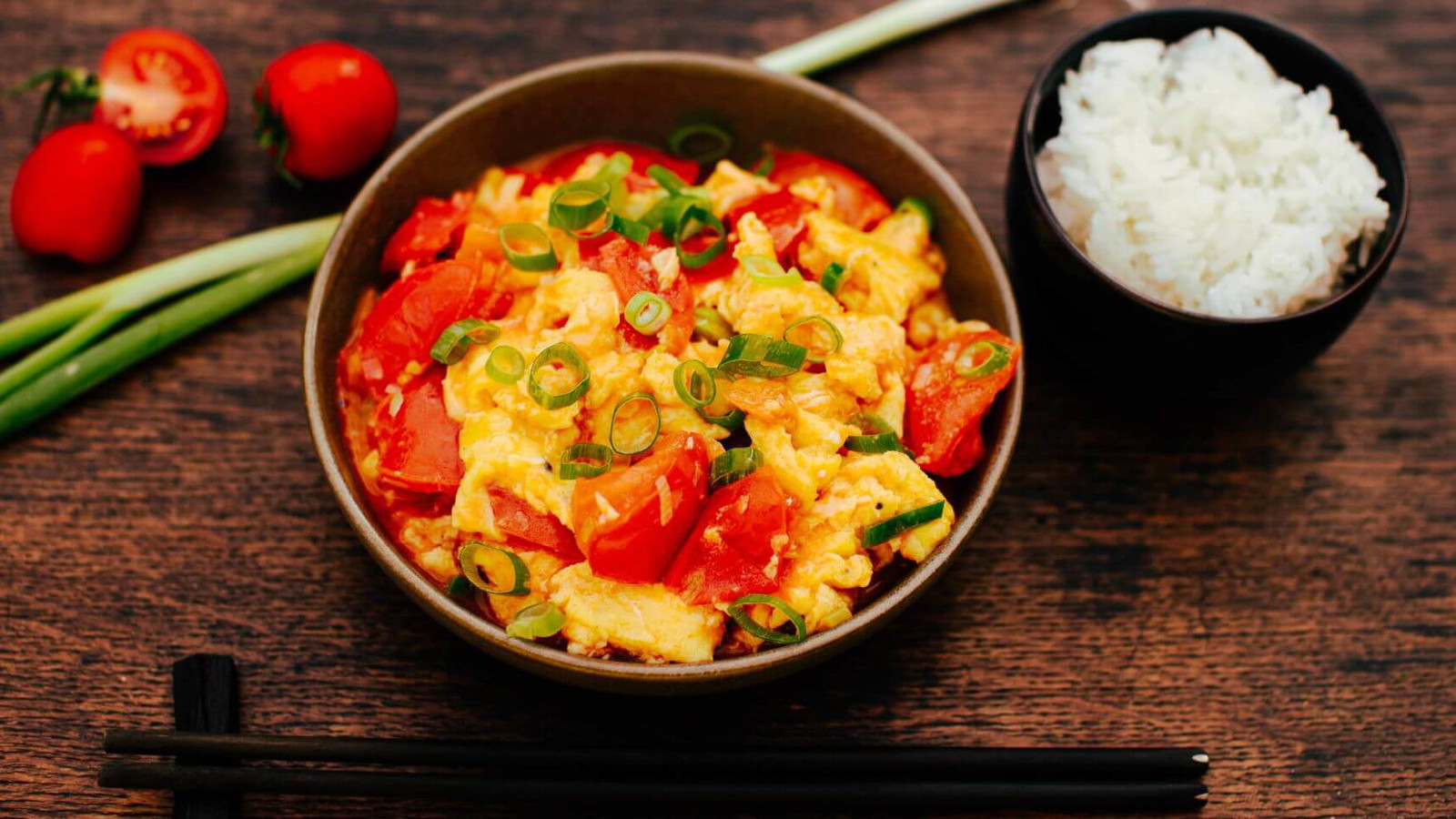 Image of Chinesisches Rührei mit Tomaten