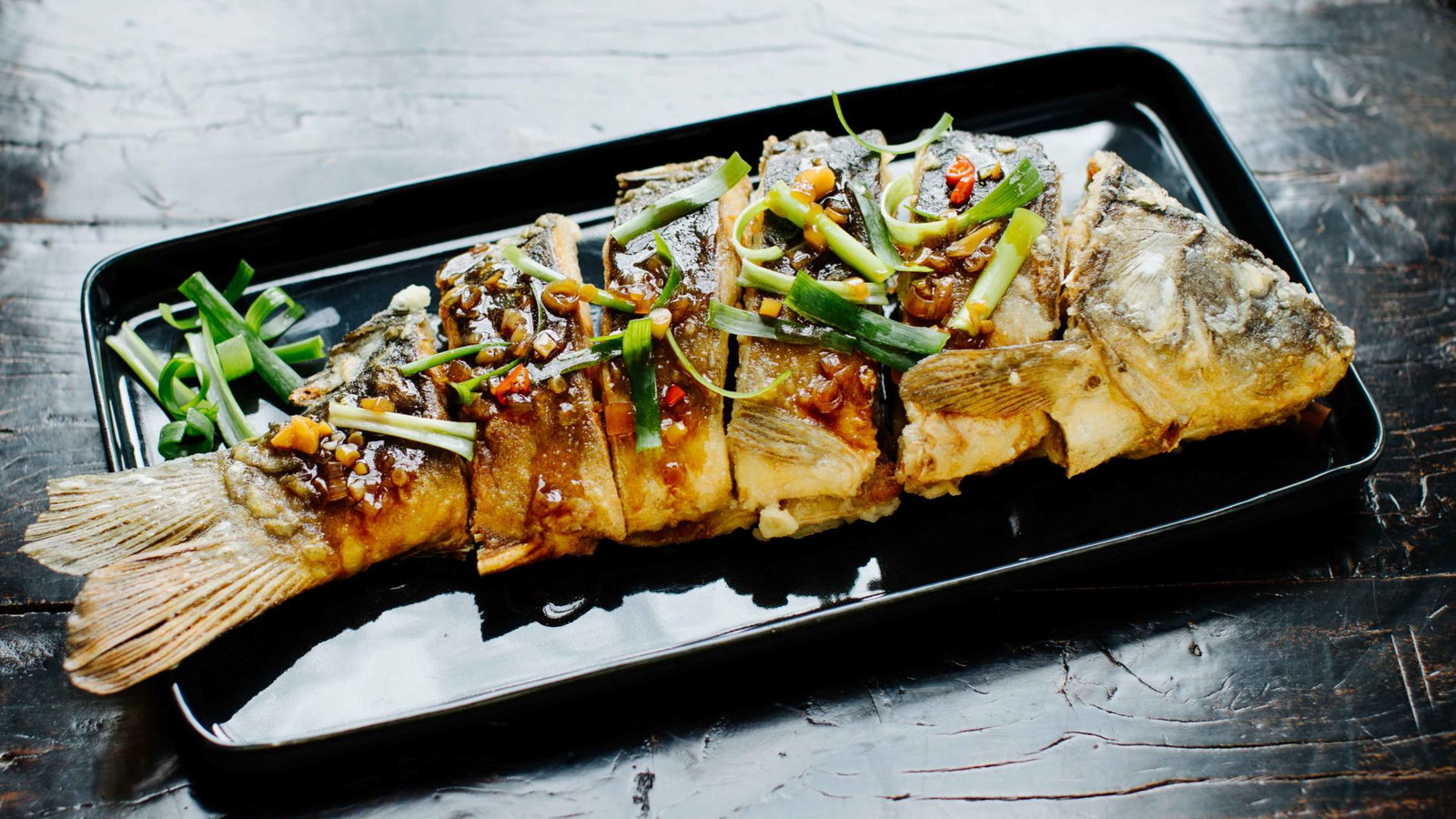 Image of Frittierter Fisch süß-sauer nach Szechuan-Art