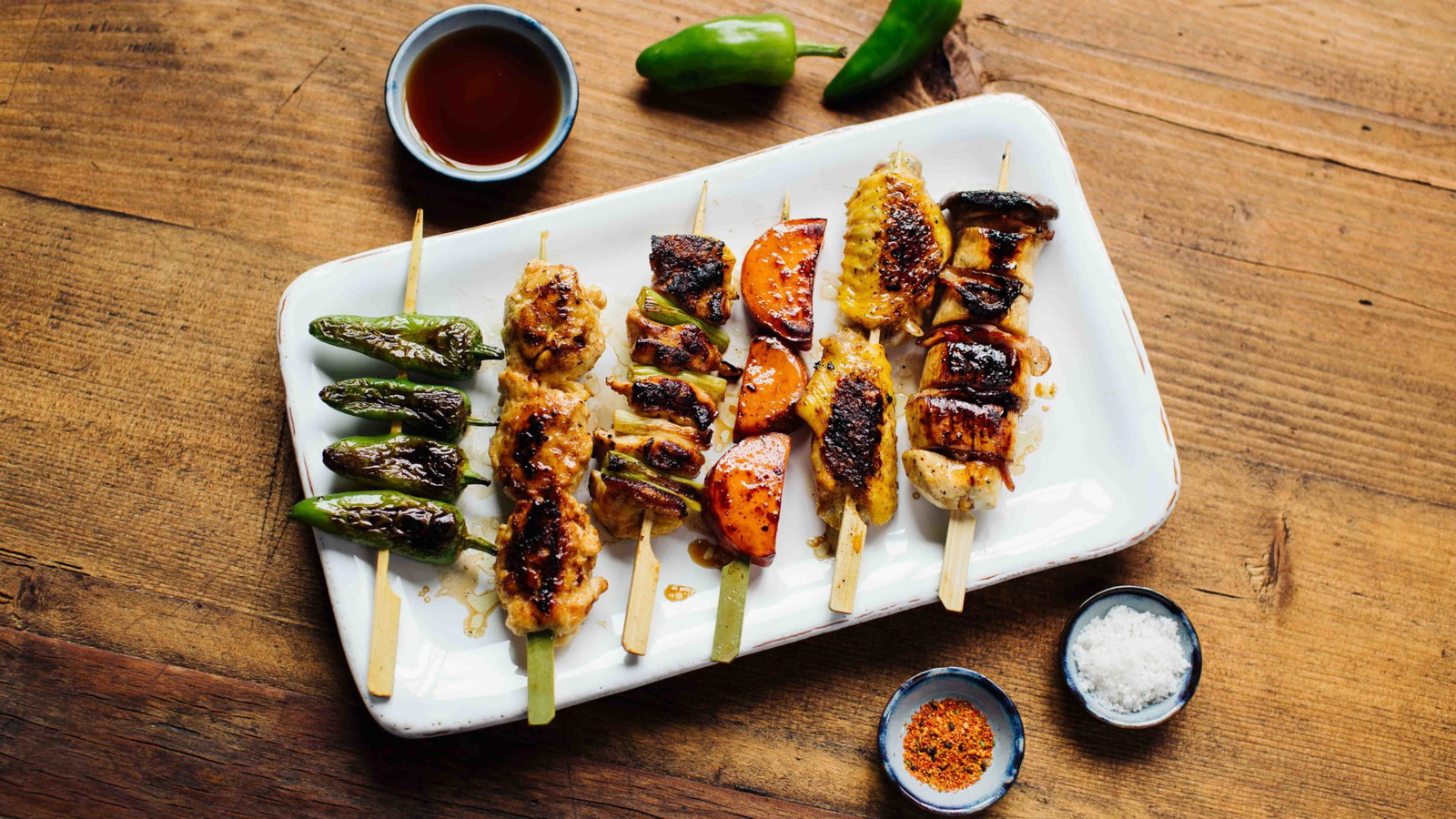Image of Yakitori-Spieße mit Teriyaki Sauce
