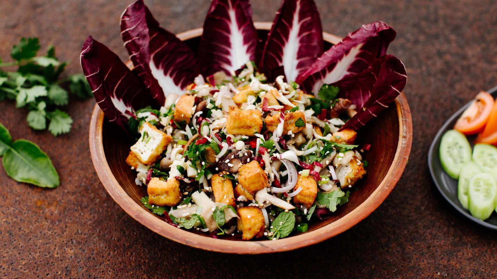 Image of Larb mit Tofu und Pilzen aus Laos