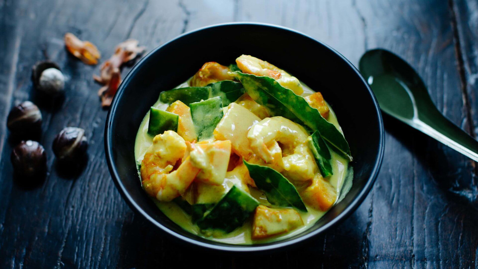 Image of Malaiisches Kürbis-Garnelen-Curry