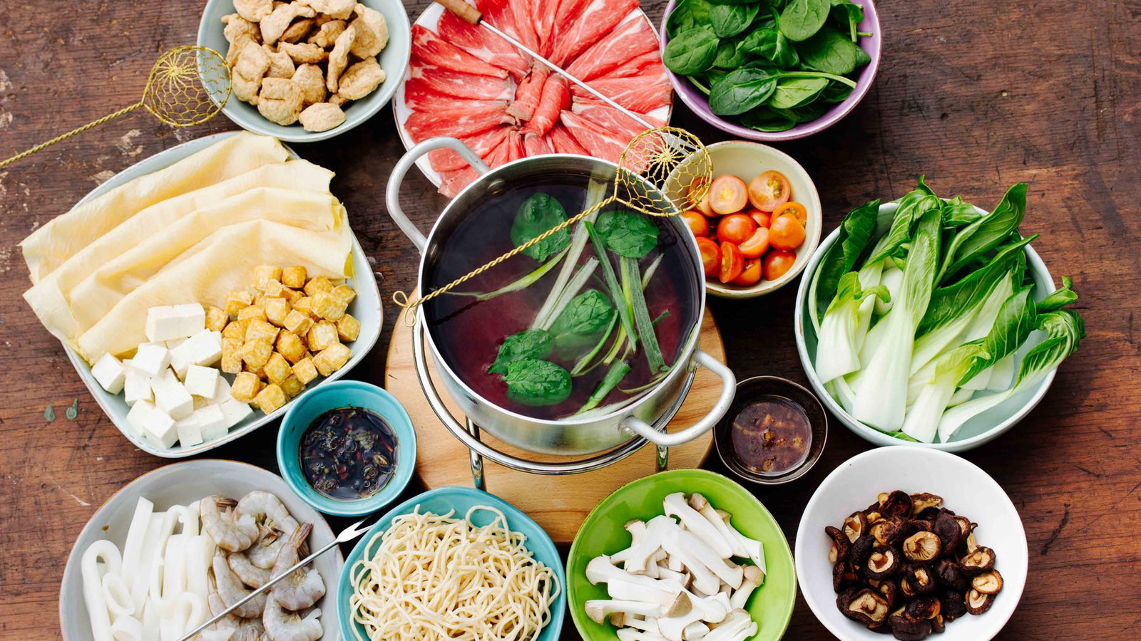 Image of Taiwanesischer Feuertopf - Fondue - Huo Guo