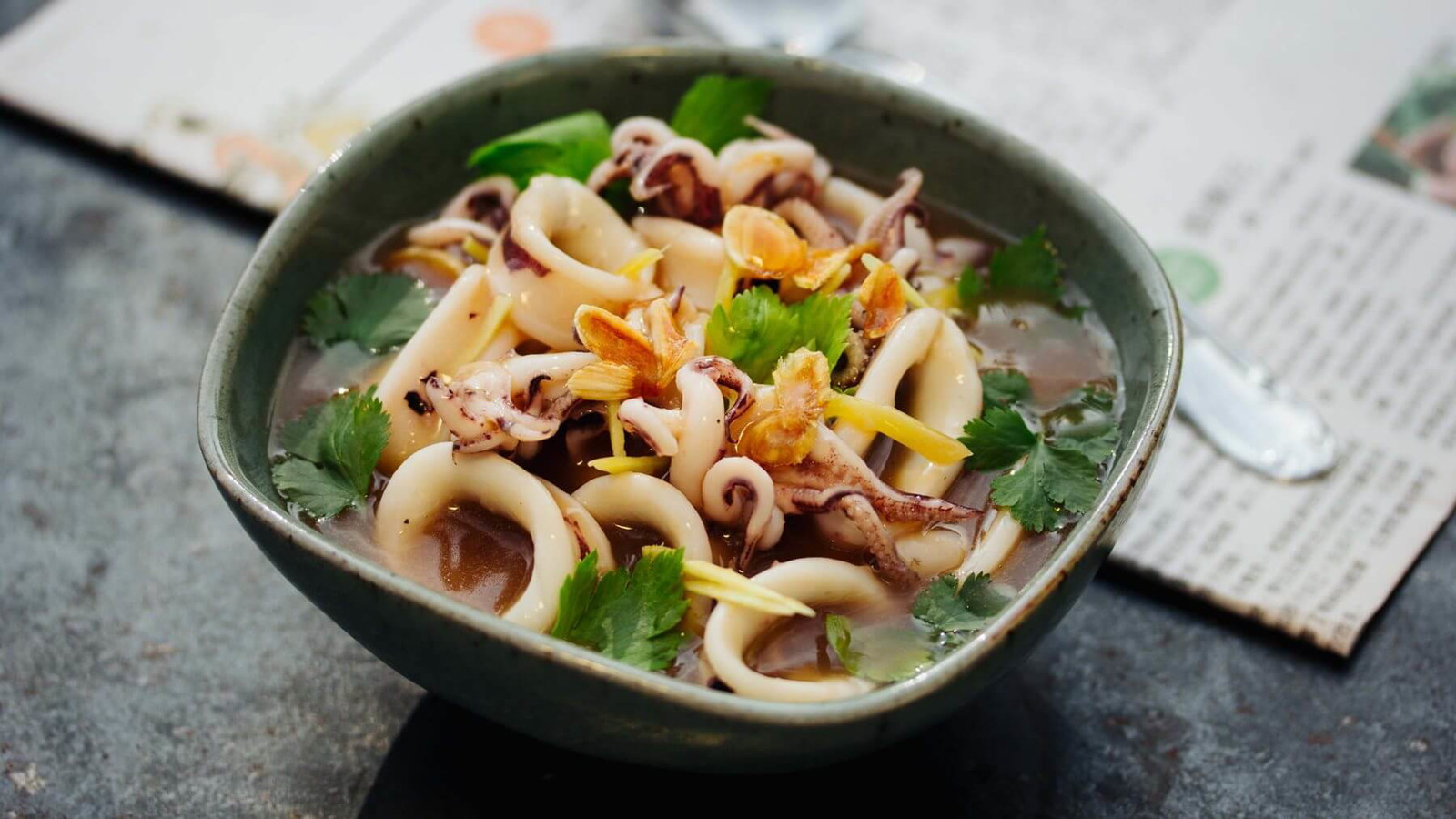 Image of Suppe mit zartem Tintenfisch - You Yu Tang