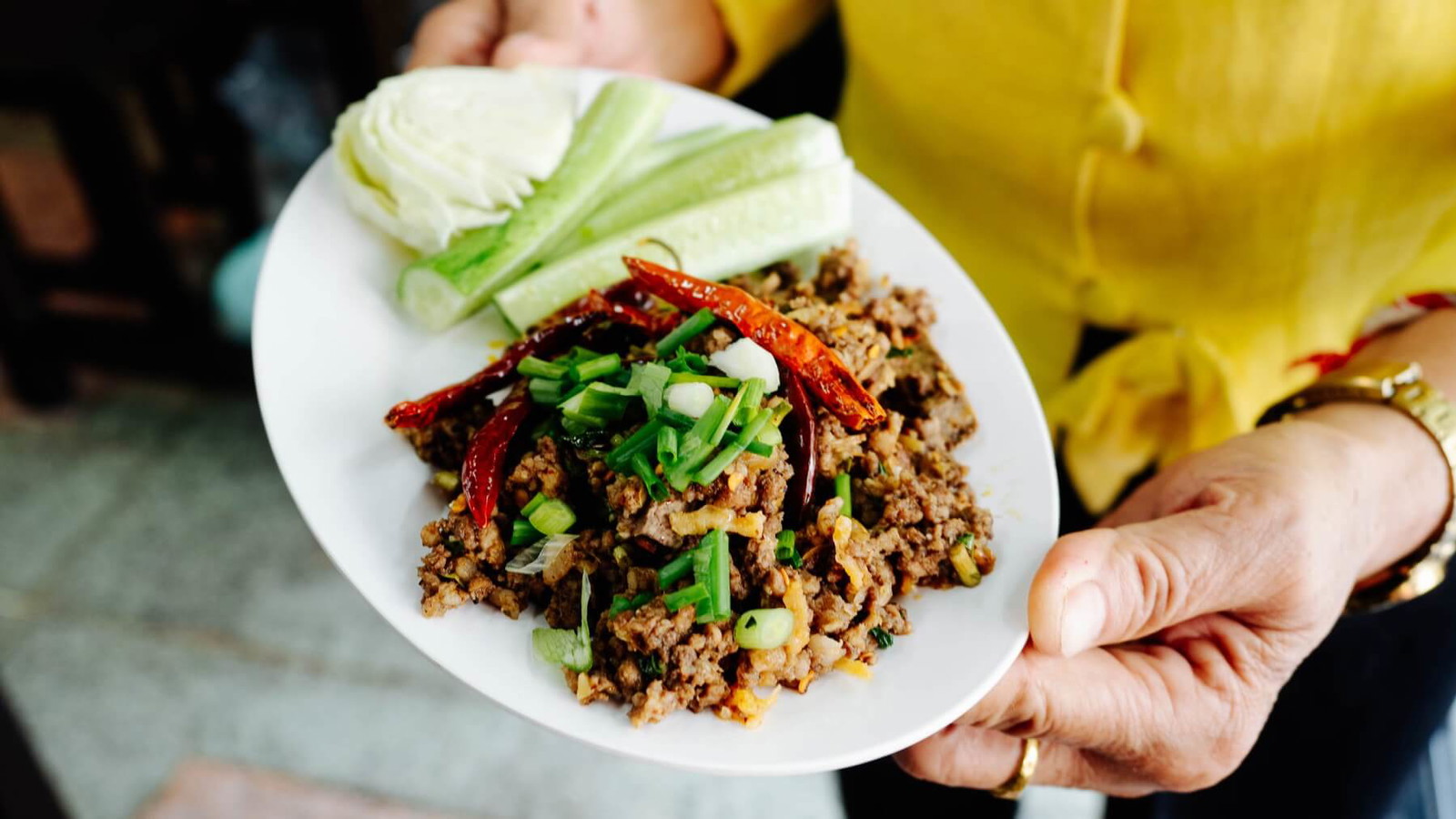 Image of Laab Moo - Thai-Salat mit gehacktem Schweinefleisch