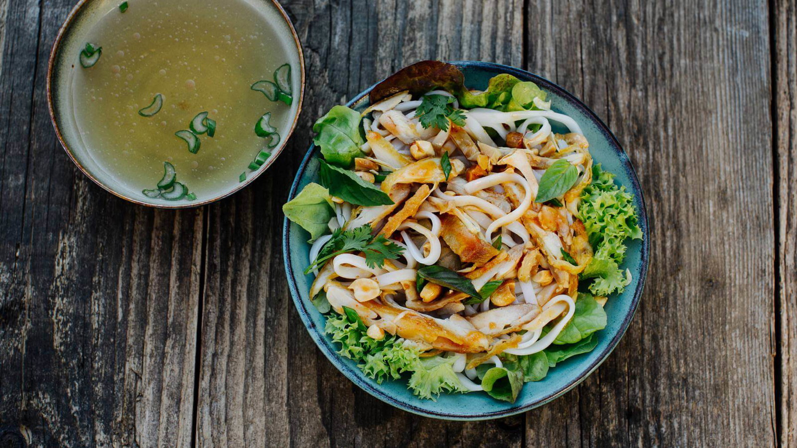 Image of Vietnamesischer Hähnchensalat mit Pho-Nudeln