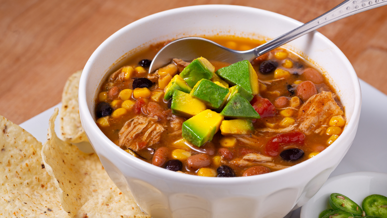 Image of Slow Cooker Chicken Taco Soup