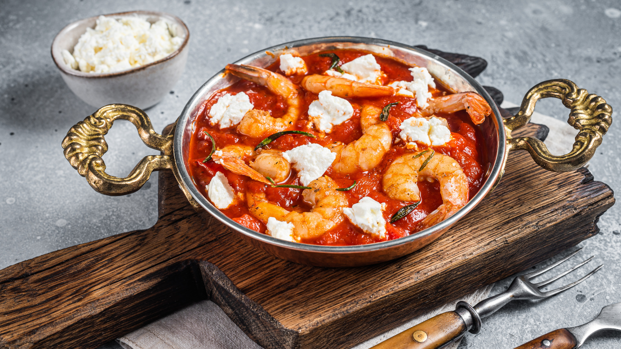 Image of Shrimp or Chicken Santorini
