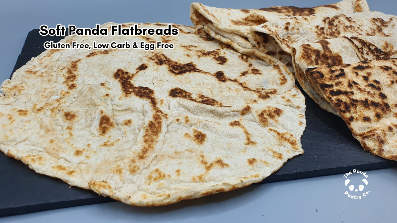 Image of Panda Soft Flatbreads — Low-Carb, Gluten-Free & Perfect for BBQs, Wraps & Gozleme