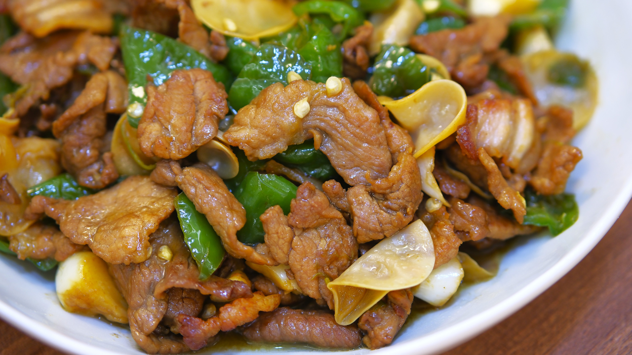 Image of The Best Chinese Pork Pepper Stir Fry Recipe (Country Side Style)