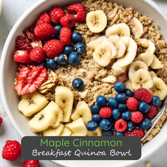 Image of Maple Cinnamon Breakfast Quinoa Bowl