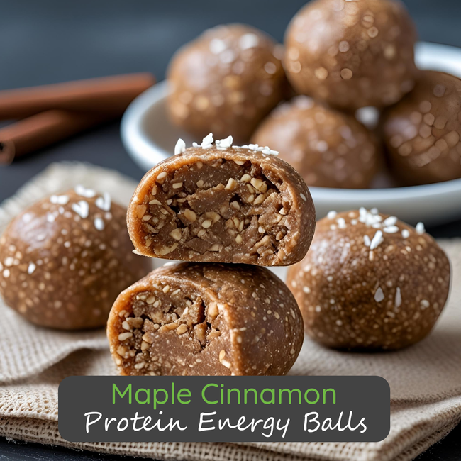 Image of Maple Cinnamon Protein Energy Balls