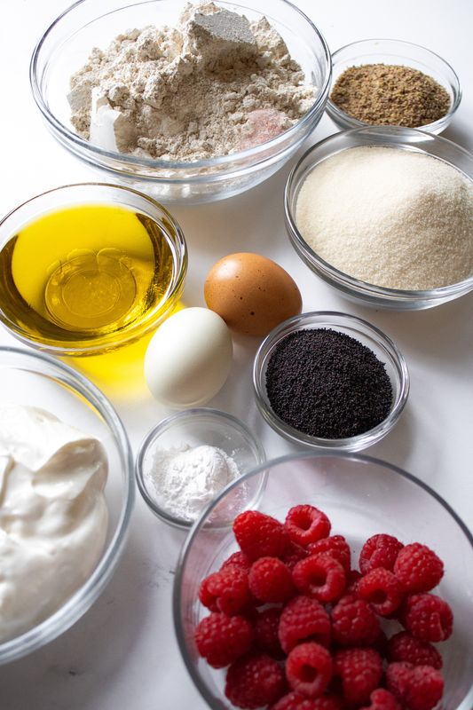 Image of Beat together in a mixing bowl eggs, oil, sugar, vanilla...