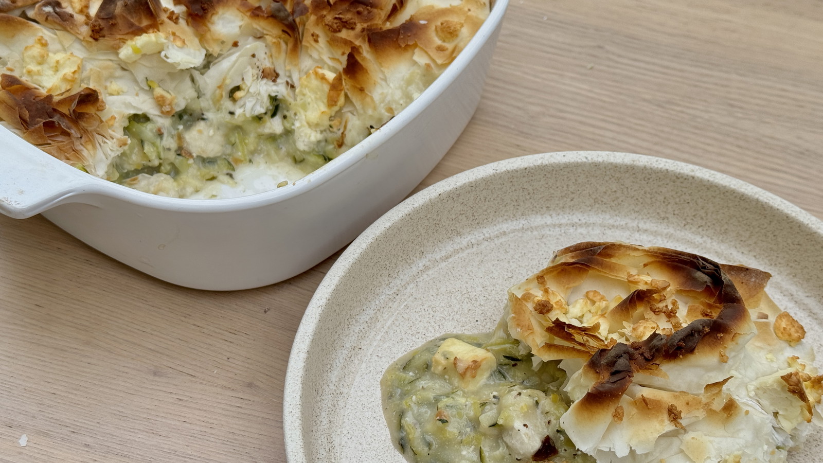 Image of Chicken and Leek Filo Pie