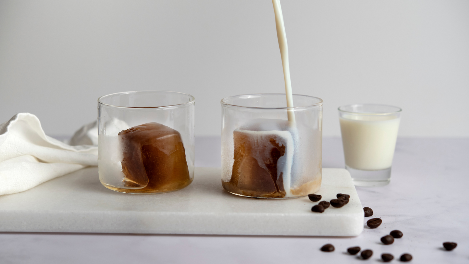 Image of Wabi Coffee Recipes: Coffee Ice Cube Latte