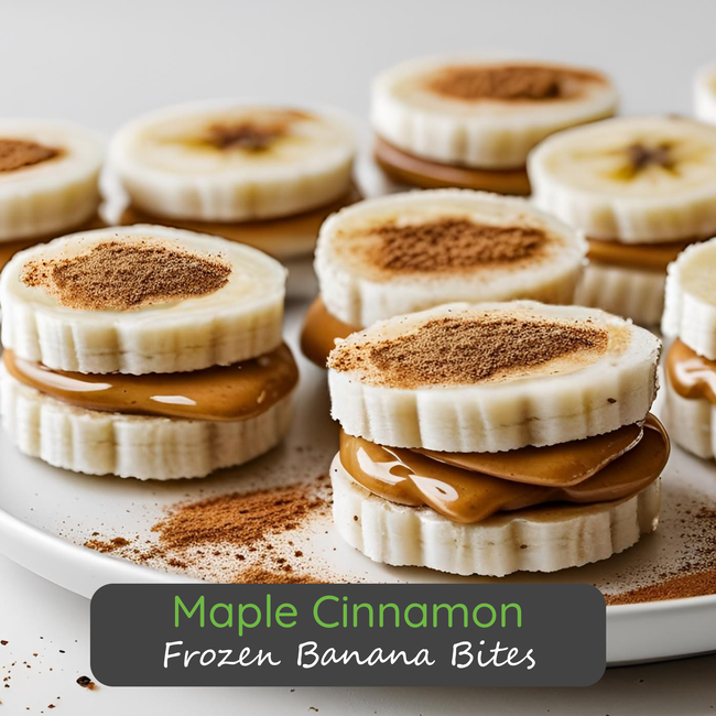 Image of Maple Cinnamon Frozen Banana Bites