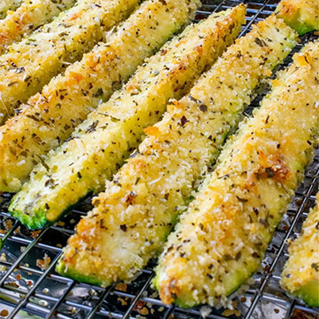 Image of Grilled Parmesan Garlic Zucchini