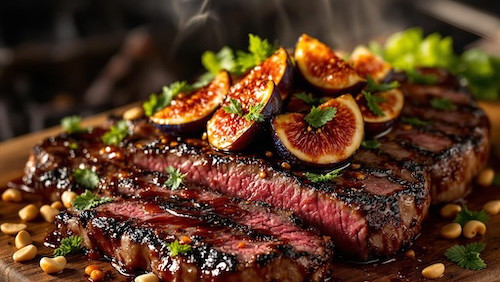 Image of Ribeye with Chili Figs