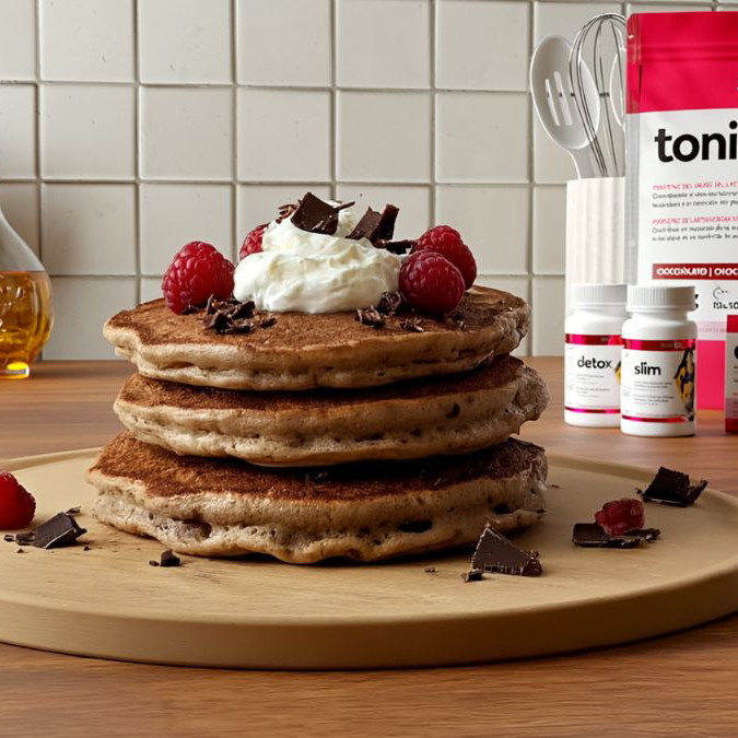 Pancake Proteico con Albumi e Proteine in Polvere