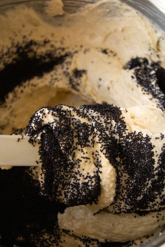 Image of Add in buttermilk and poppy seeds