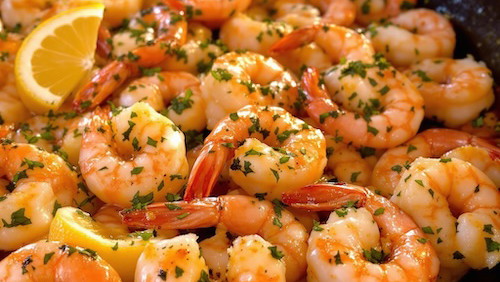 Image of Sauteed Shrimp with Lemon and Oregano