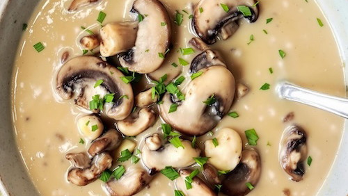 Image of Dairy Free Cream of Mushroom Soup for the Soul