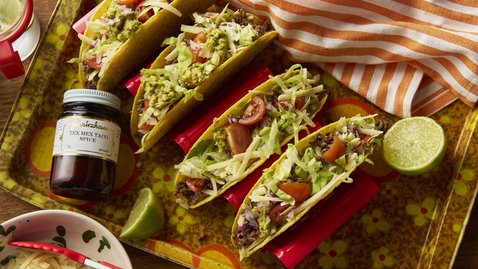 Image of Tex Mex Tacos with Guacamole